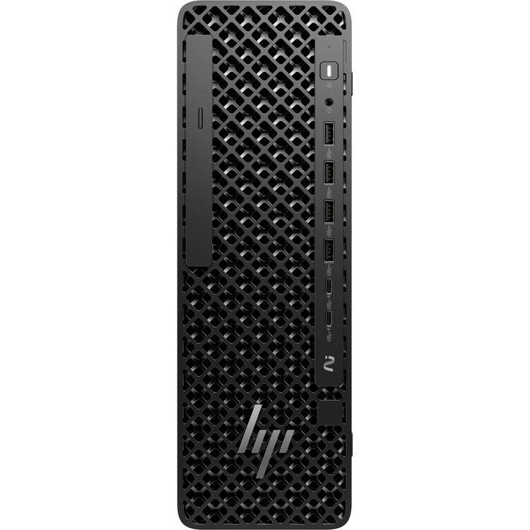 Alt View 3. HP - Z2 G1i SFF Workstation Desktop - AI PC - Intel Core Ultra 5 235 2025 - 32GB Memory - 1TB SSD - Windows 11 Pro - Black.