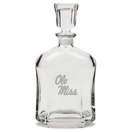 Jardine - Ole Miss Rebels 23.75oz. Crystal Decanter - Multicolor