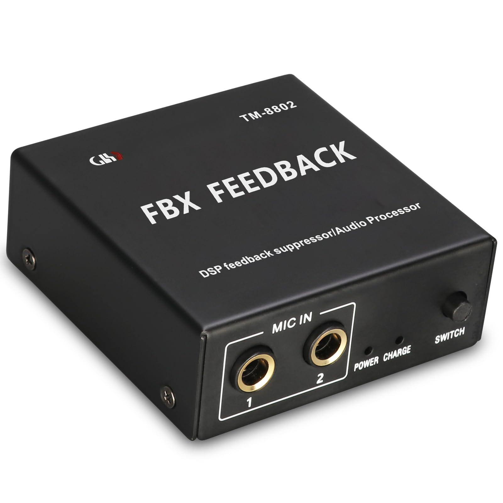 TM-8802  
FBX FEEDBACK  
DSP feedback suppressor/Audio Processor  

MIC IN 1  
MIC IN 2  
POWER CHARGE  
SWITCH