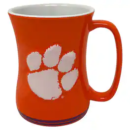 Indigo Falls - Clemson Tigers 16oz. Sculpted Barista Mug - Multicolor