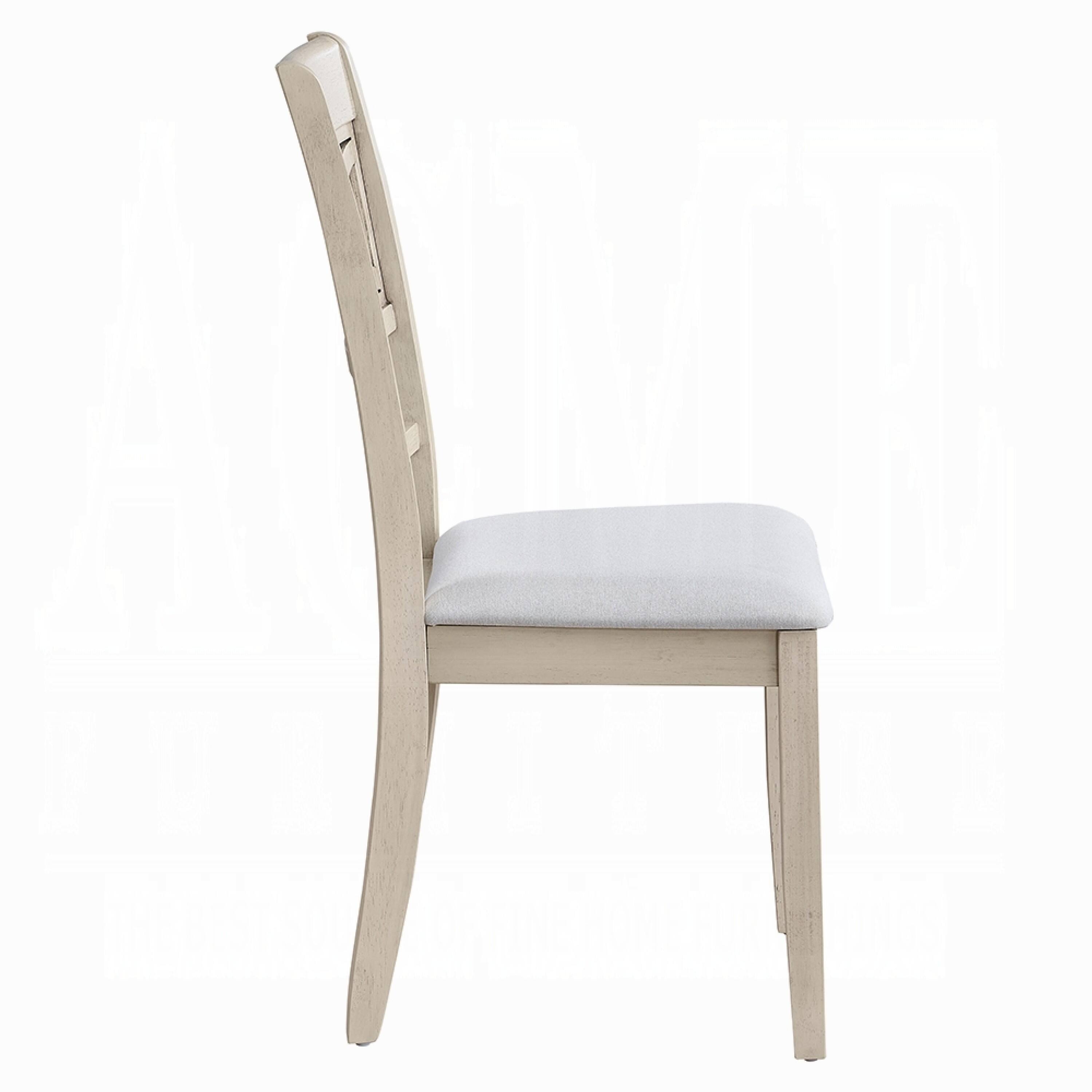Alt View 3. Manhattan Lane - Feri Side Dining Chair Set of 2, Designer Bone White - Bone White, Beige.
