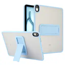 UUCOVER - Case for iPad Air 13-inch M4 M3 M2 (2026/2025/2024), Shockproof TPU+PC Matte Case Kickstand Slim Protective Back Cover - Blue