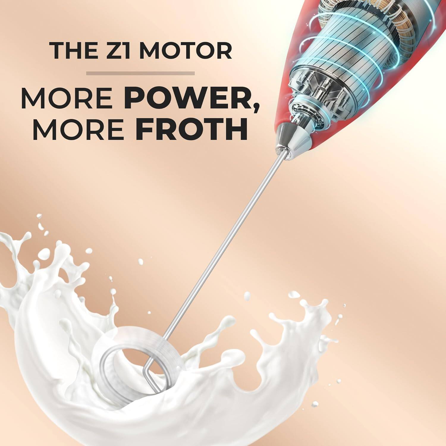 THE Z1 MOTOR  
MORE POWER, MORE FROTH