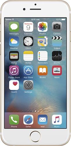 Apple - iPhone 6 64GB - Gold-Front_Standard