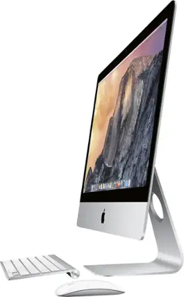 Front. iMac® - Geek Squad Certified Refurbished 27" All-In-One Computer - 8 GB Memory - 1 TB Hard Drive - White.