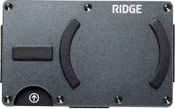 The Ridge Wallet - Gunmetal MagSafe Wallet Cash Strap - Silver - Front_Zoom
