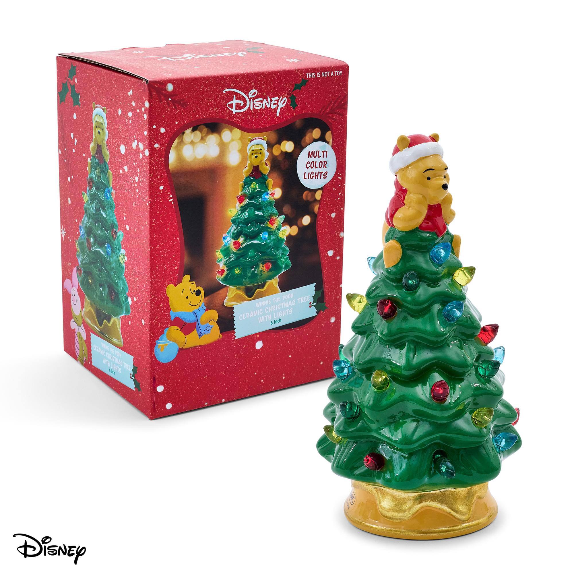 Disney Multi Color Lights The Po Tree Hianano Ceramic Christmas With Lights Too