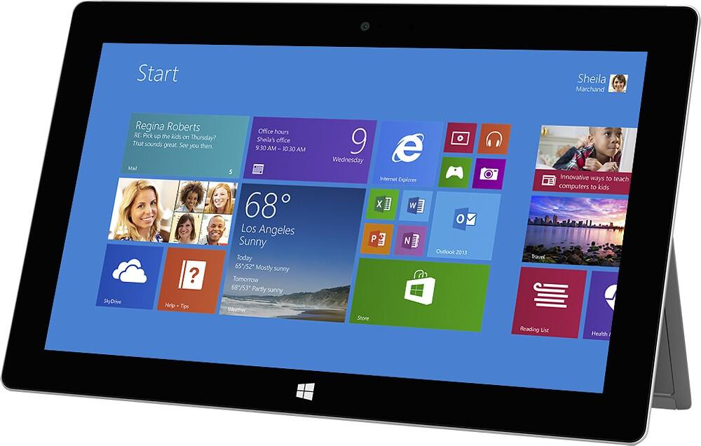 Best Buy: Microsoft Geek Squad Certified Refurbished Surface 2 32GB ...