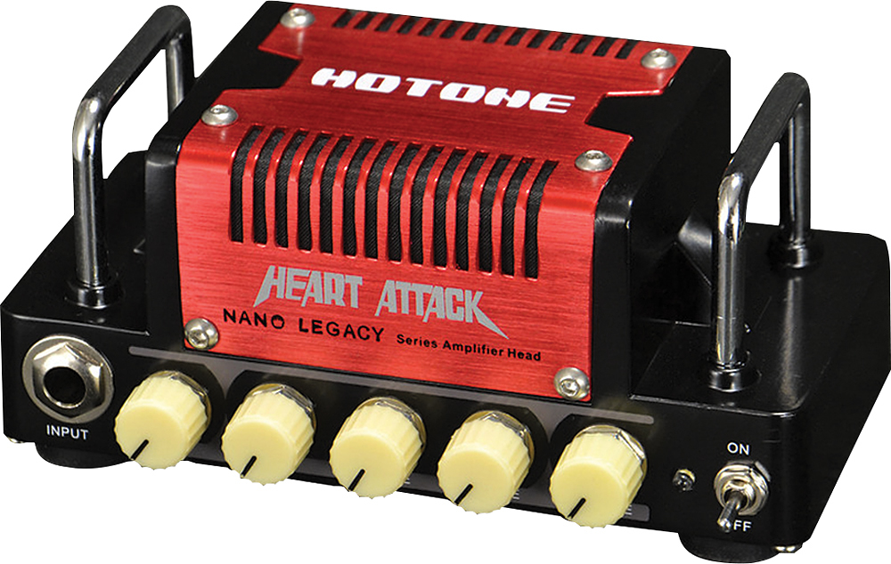 Best Buy: Hotone Nano Legacy Heart Attack Mini Amplifier Black/Red 
