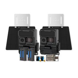 Yellowstone - Y2 Black Wide Lens Bundle with Solar Panels and Accessories (2-Pack)