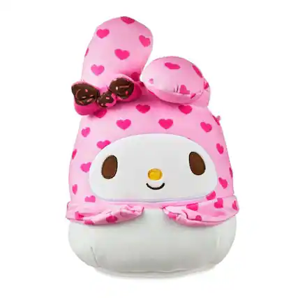 Front. Kellytoy - Squishmallows 8 Inch Sanrio Valentines Day Plush | My Melody - Pink.