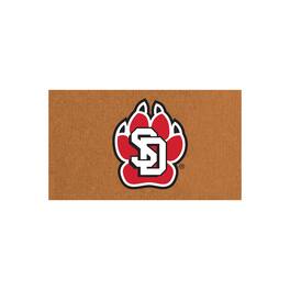 Evergreen Enterprises - South Dakota Coyotes 28" x 16" Team Logo Outdoor Coir Mat - Multicolor