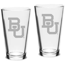 Jardine - Baylor Bears 16oz. 2-Piece Classic Pub Glass Set - Multicolor