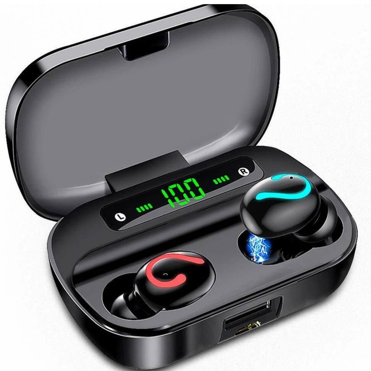 Front. Home Collection - Bluetooth 5.1 TWS Wireless Earbuds.