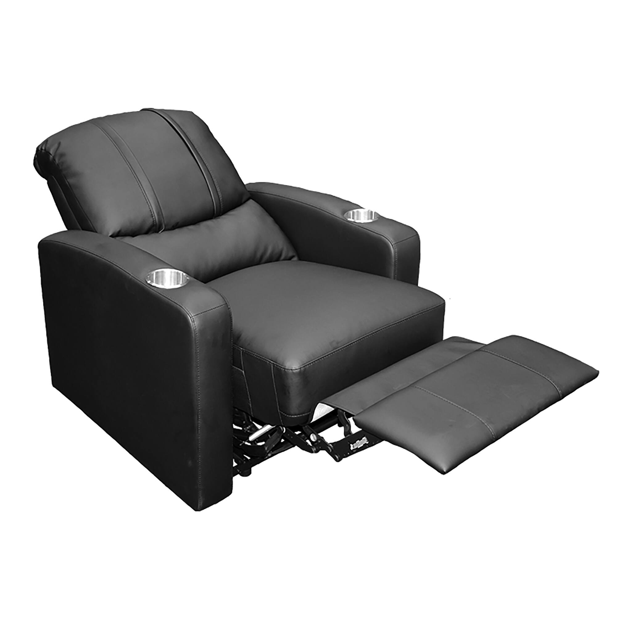 Alt View 1. DreamSeat - Black Mississippi State Bulldogs Logo Stealth Manual Recliner - Black.