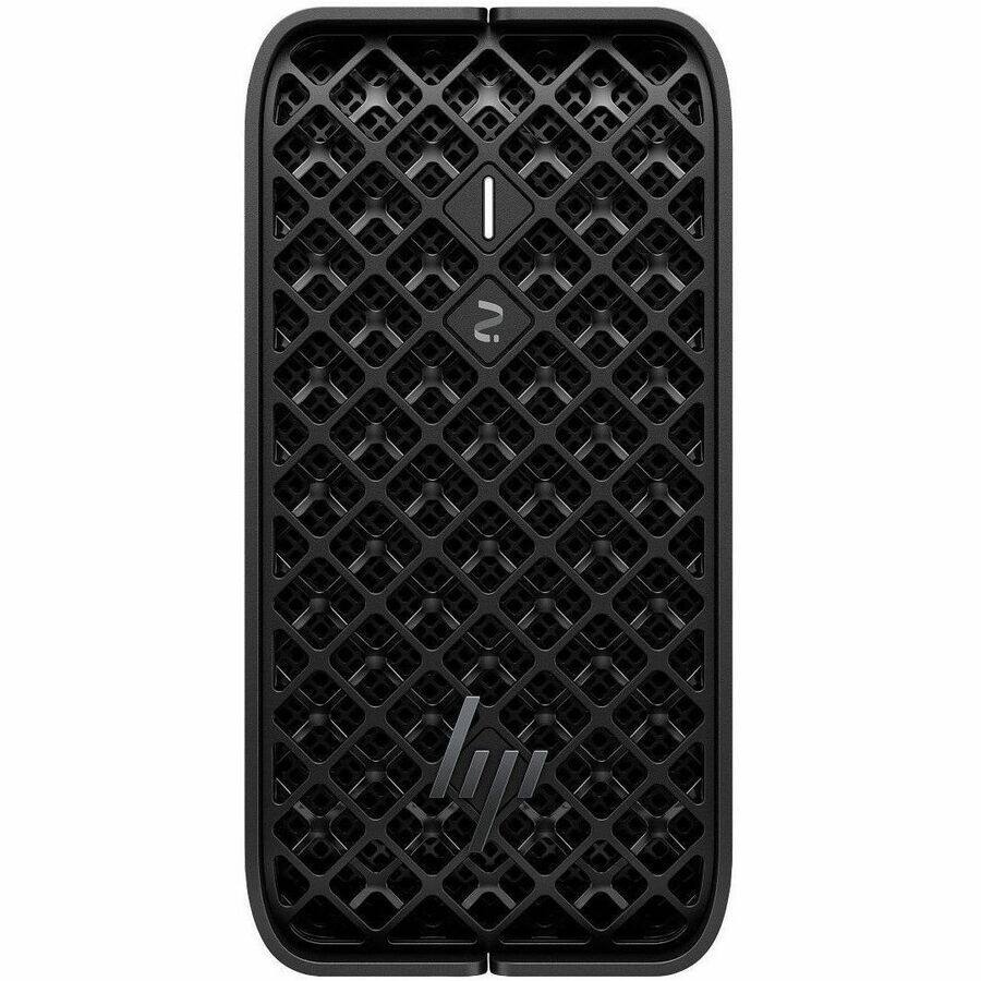 Alt View 4. HP - HP Z2 Mini G1a Workstation - 1 x AMD Ryzen AI MAX PRO 385 - 32 GB - 1 TB SSD - Mini PC - Jet Black - AMD Chip - Windows - Black.