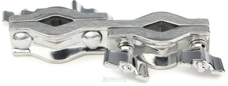Left. Gibraltar Hardware - Basic Grabber Clamp 2 Hole, Easy-to-use Wingnut and Bolt Adjustment, Fits Tube Diameters From 1/2" To 1".