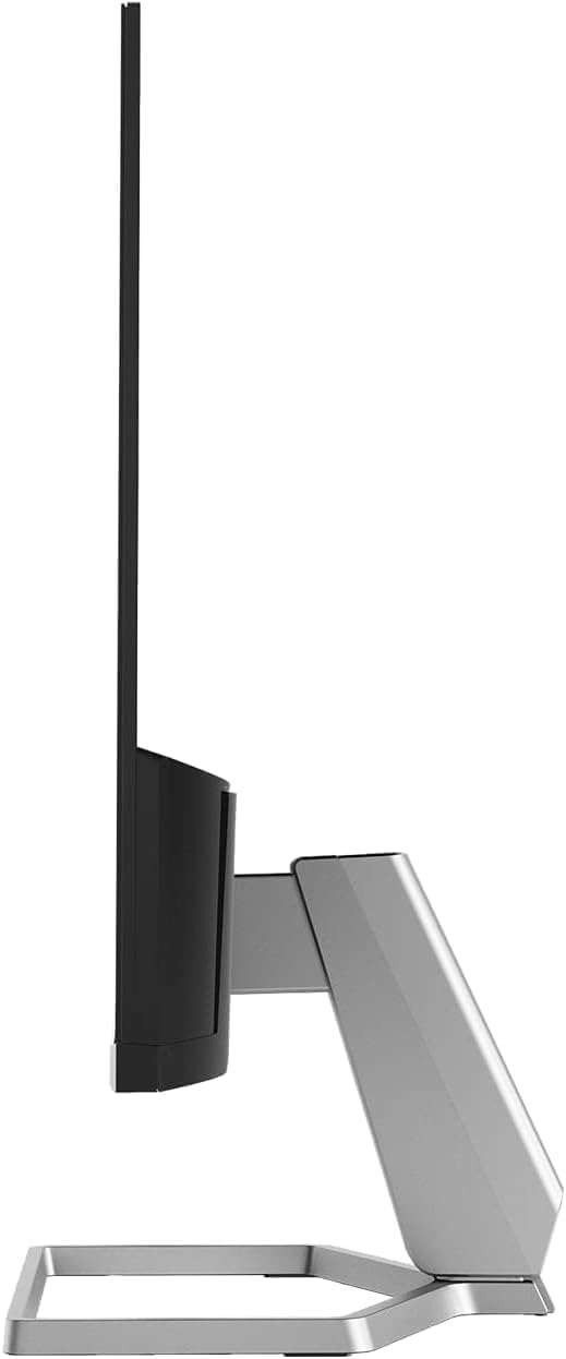 Back. HP - HP 22" FHD IPS Monitor, Anti-Glare, 300 nits Brightness, Flicker Free, AMD FreeSync, HDMI & DKZ Hub, Black/Silver Color - Black/Silver.