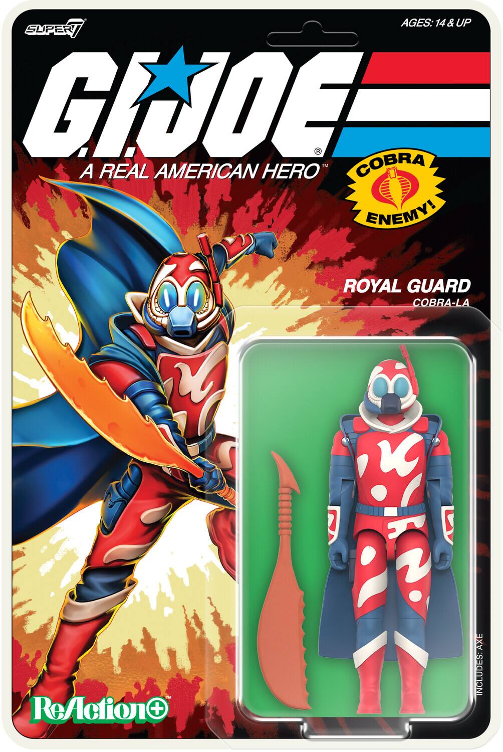 Super7 - G.I. Joe - ReAction+ Wv4 (Movie Collection) - Cobra-La (Royal Guard)