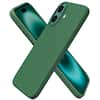 Front. Ornarto - ORNARTO Compatible with iPhone 16 Case 6.1", Liquid Silicone 3 Layers Full Covered Protective Cover-Clover Green - Clover Green.