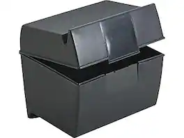 Oxford - 4" x 6" Index Card Box, (OXF 01461) - Black