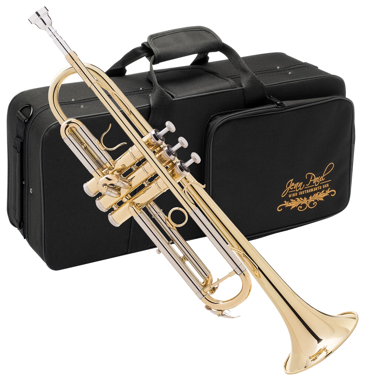 Front. Jean Paul - Student Trumpet - Gold.