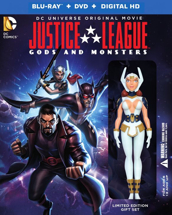  Justice League: Gods and Monsters [Deluxe Edition] [Includes Digital Copy] [With Figurine] [Blu-ray] [2015]