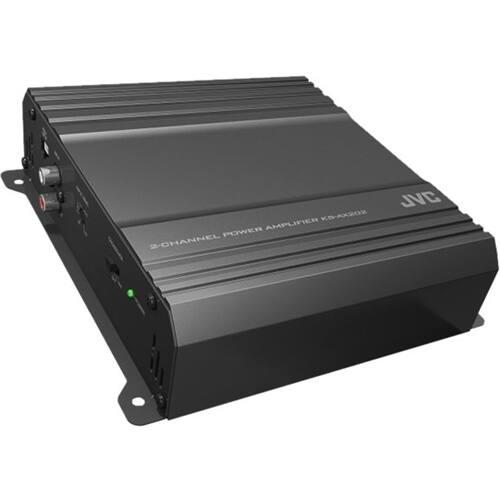 Best Buy JVC KS 300W Class AB Bridgeable 2Channel Amplifier with BuiltIn Crossovers Black KS