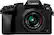 Front. Panasonic - LUMIX G7 Mirrorless 4K Photo Digital Camera Body with 14-140mm f3.5-5.6 II Lens - Black.