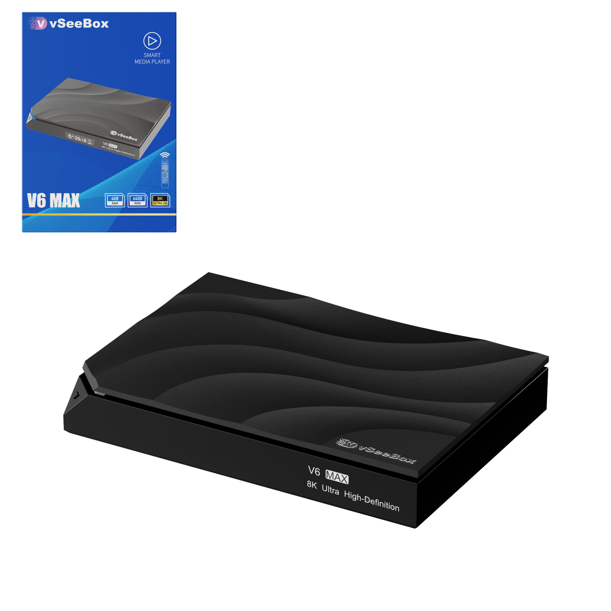 vSeeBox SMART MEDIA PLAYER  
V6 MAX  
8K Ultra High-Definition