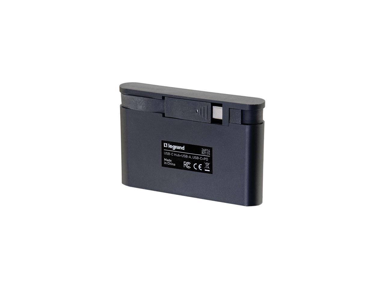 L legrand  
26914 USB-C 82115 82 Hub+USB-A  
A USB-C+PD  
Made in China  
FC C E