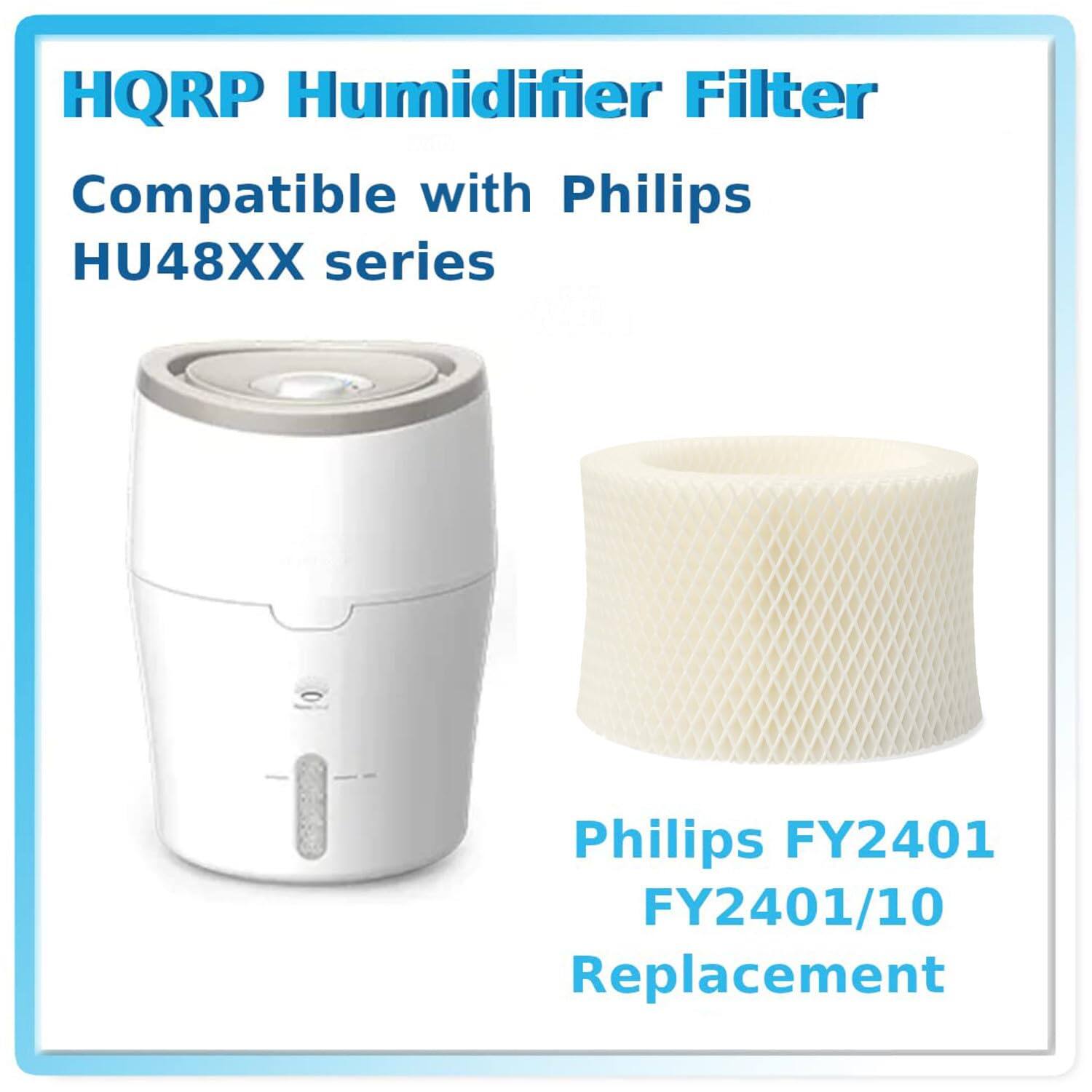 HQRP Humidifier Filter  
Compatible with Philips HU48XX series  
Philips FY2401 FY2401/10 Replacement