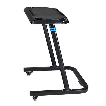 Front. RAD Sportz - Adjustable Bike Desk with Wheels - Black.