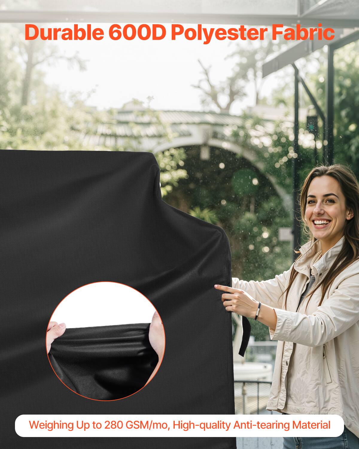 Durable 600D Polyester Fabric

Weighing Up to 280 GSM/mo, High-quality Anti-tearing Material