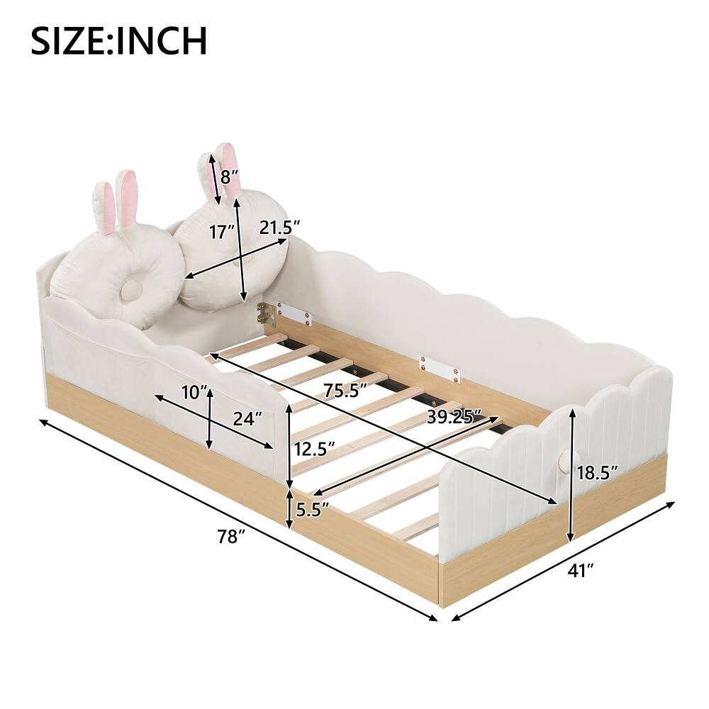 SIZE: INCH  
8" 17" 21.5" 10" 24" 75.5" 12.5" 39.25" 18.5" 78" 5.5" 41"