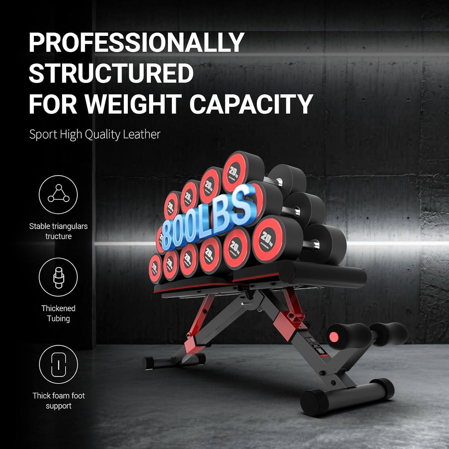 PROFESSIONALLY STRUCTURED FOR WEIGHT CAPACITY  
Sport High Quality Leather  
Stable triangular structure  
Thickened Tubing  
Thick foam foot support