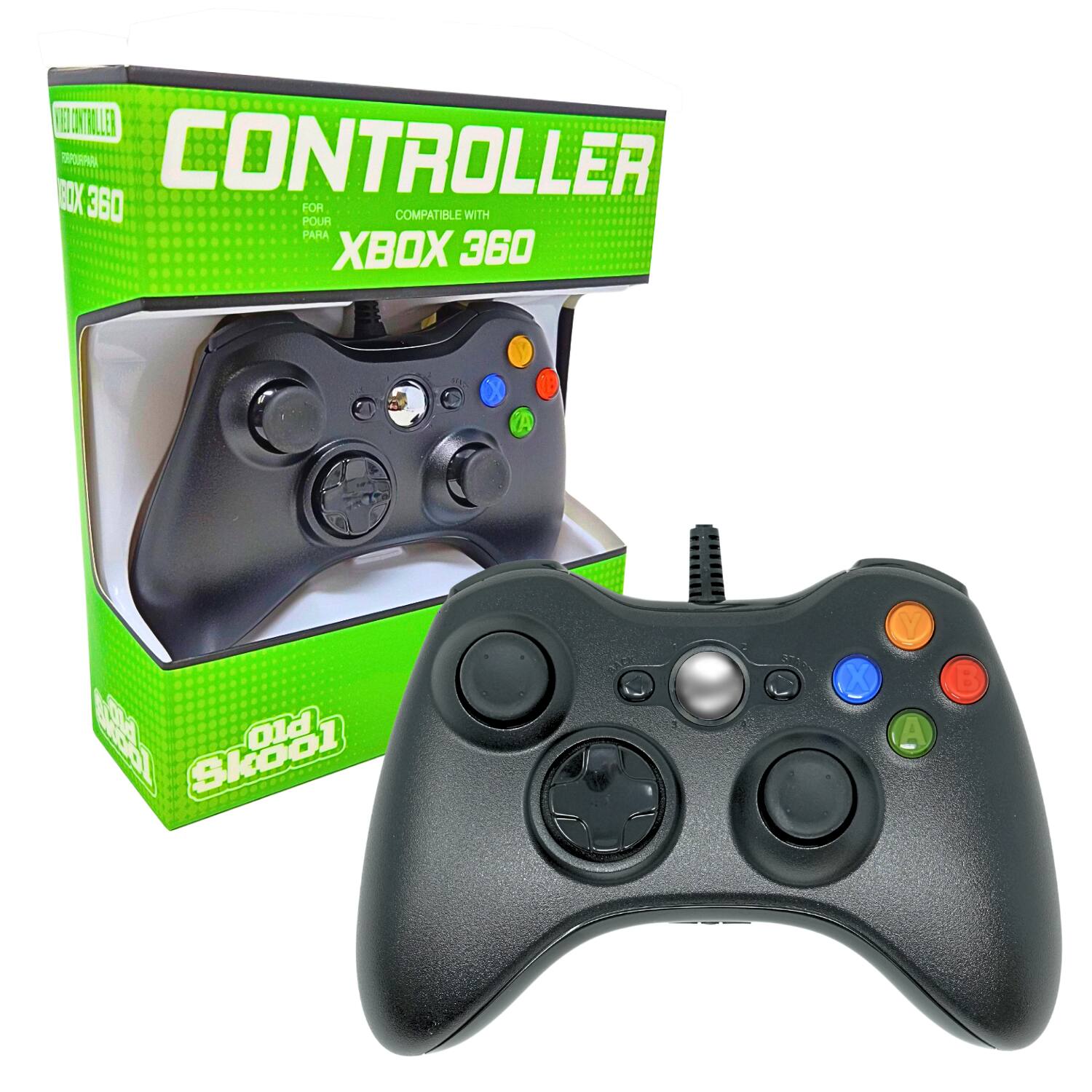 DYLEN OX PORRA 360 CONTROLLER FOR COMPATIBLE WITH XBOX 360 D Old Skool X