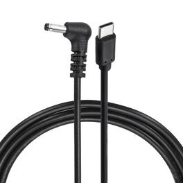 Unique Bargains - USB C to DC Power Cable, 20V 3A 60W, 3.5x1.35mm, PD Trigger for Laptop, Monitor, Security Camera - Black