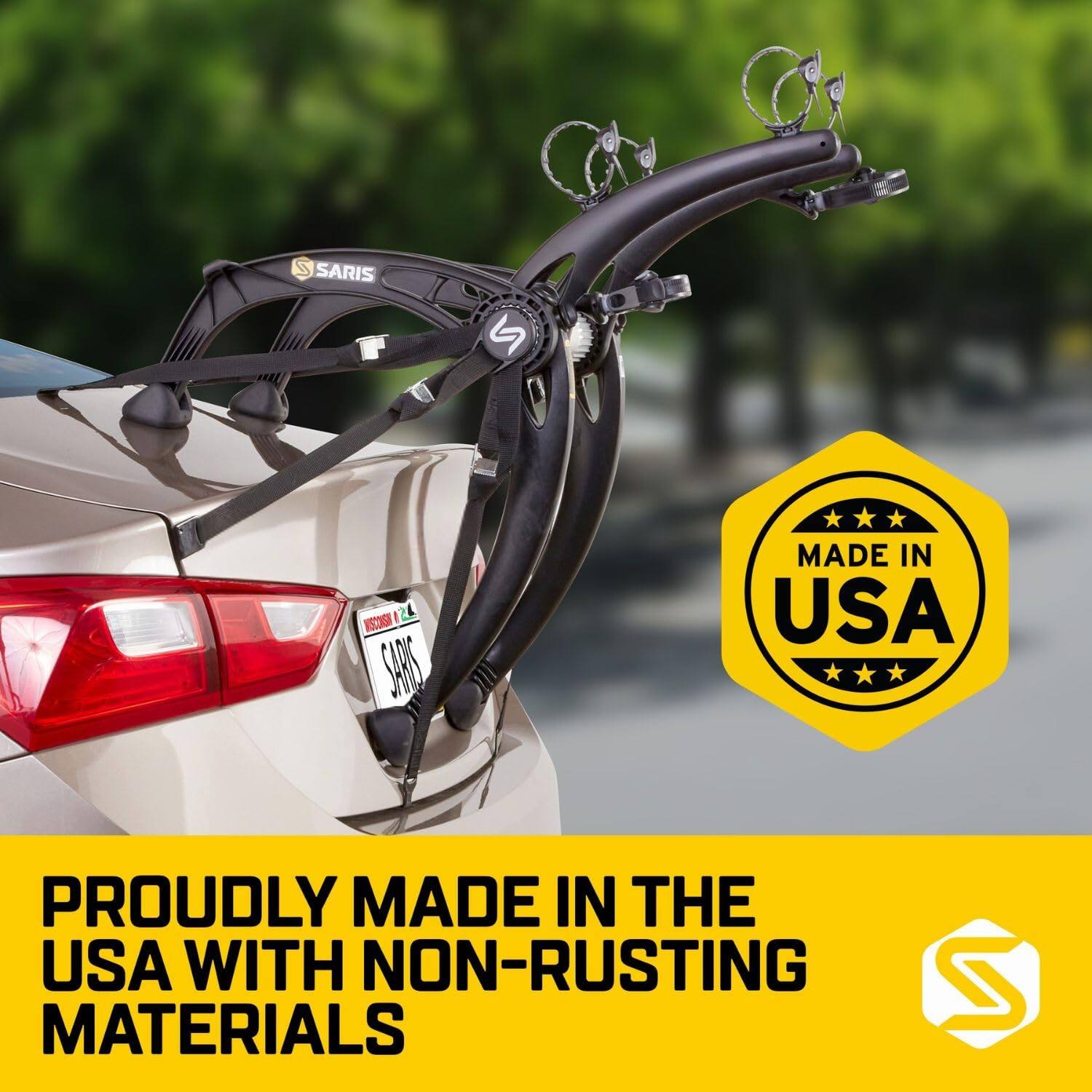 SARIS  
PROUDLY MADE IN THE USA WITH NON-RUSTING MATERIALS