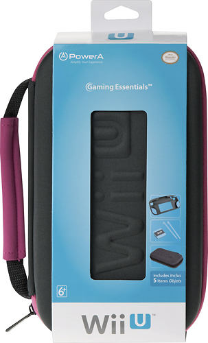 UPC 617885001970 product image for Power A - Gamer Essentials Kit For Nintendo Wii U - Pink | upcitemdb.com
