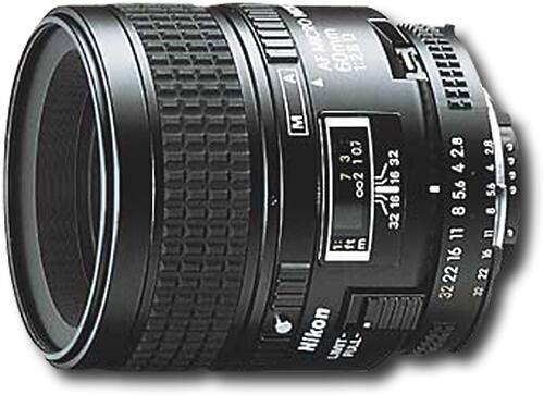 Nikon Af Micro Nikkor 60mm F 2 8d Macro Lens For Select Cameras Black 1987 Best Buy