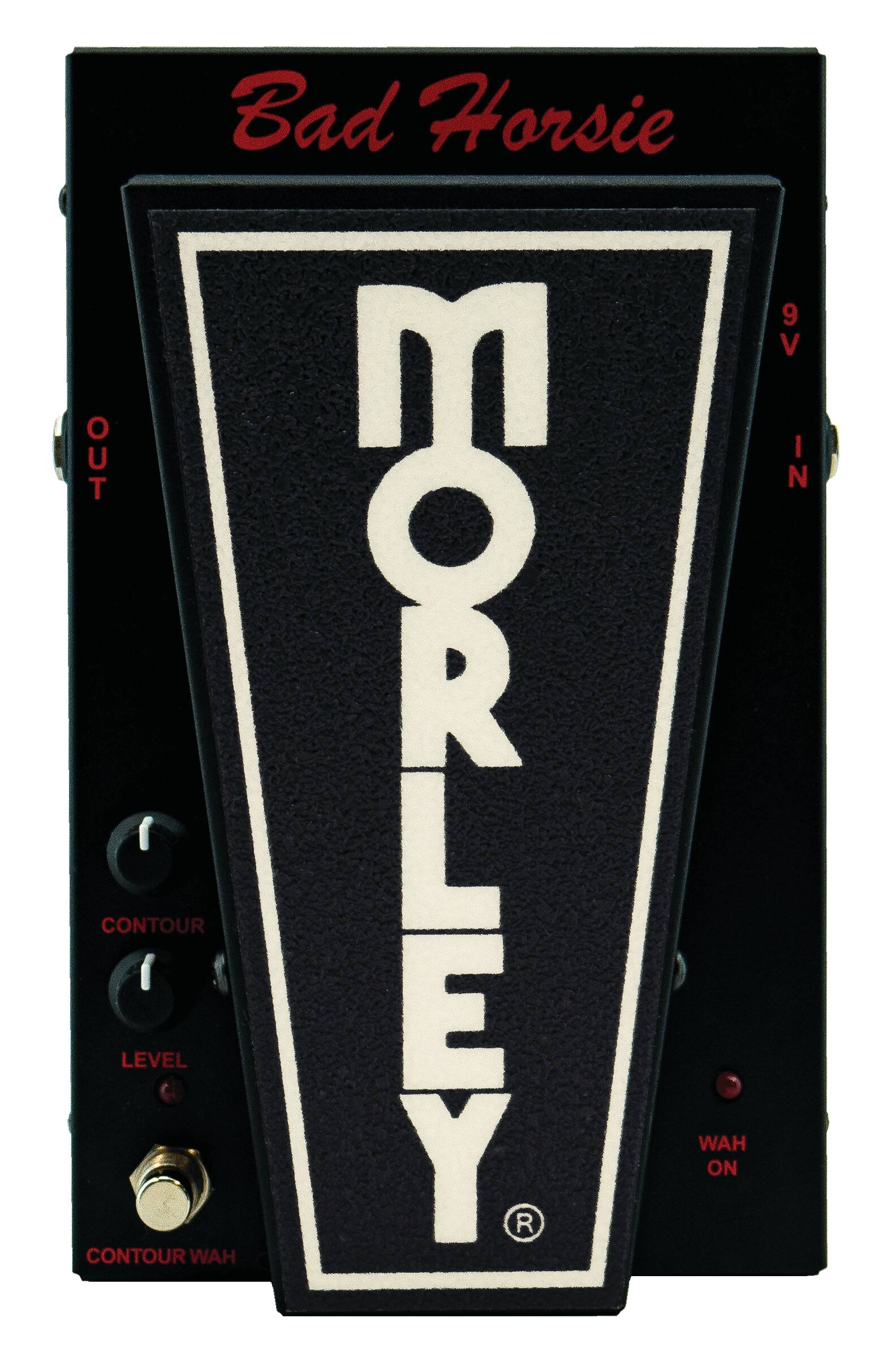 Bad Horsie  
MORLEY  
CONTOUR WAH  
OUT  
IN  
9V  
CONTOUR  
LEVEL  
WAH ON