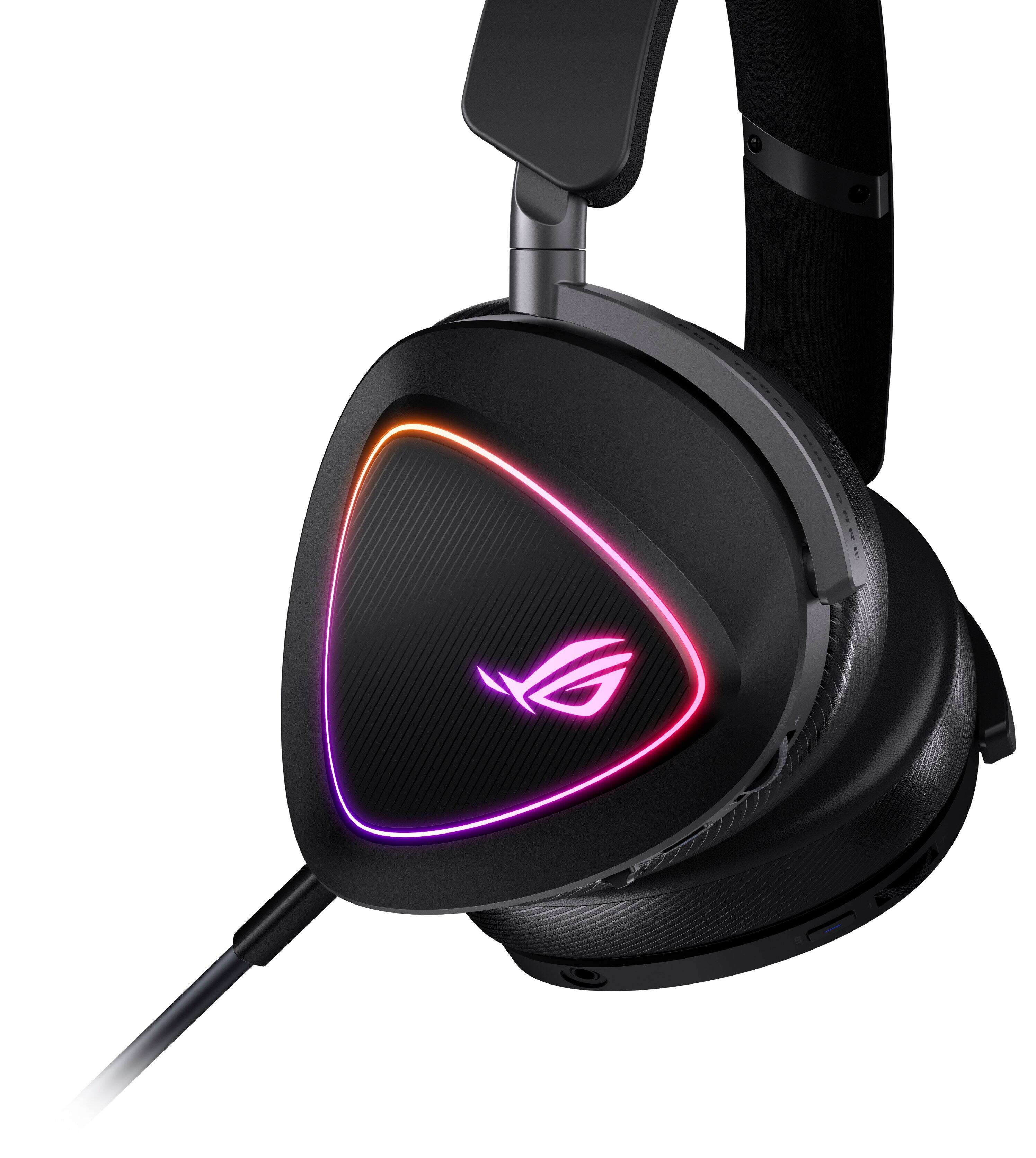 Alt View 5. ASUS - ROG Delta II Wireless Gaming Headset for PC/Mac, Xbox, PS5, PS4 and Switch - Black.