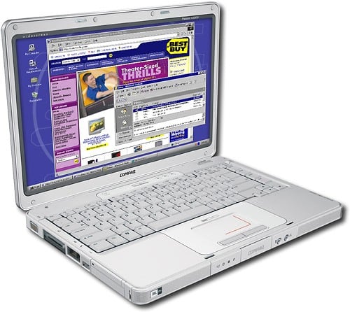 Angle Standard. Compaq - Presario 3000+ Notebook.