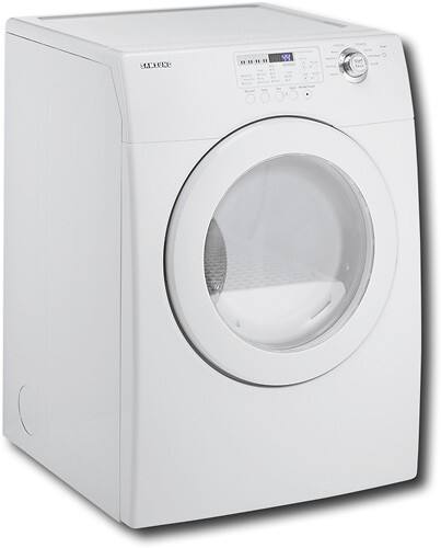 Angle Standard. Samsung - 7.3 Cu. Ft. 7-Cycle Super Capacity Electric Dryer - White.