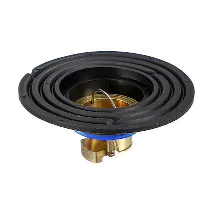 Front. Unique Bargains - Odor Proof Floor Drain, Brass Floor Drain w/ Rubber Adaptor for 1.9-3.9" Caliber Pipes Tubes Bathroom/Kitchen - Gold.