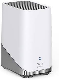 Back. eufy - Floodlight Cam E30 with Hombase S380, No Subscription,2K Security Camera Outdoor, 360 PTZ, 24/7, Built-in Siren.