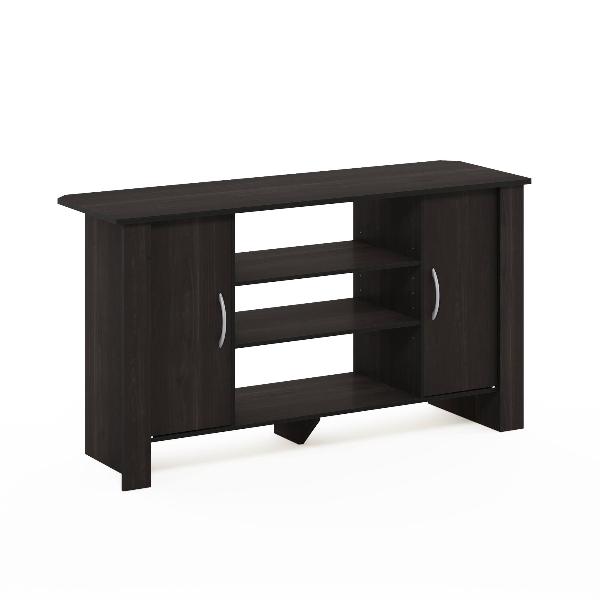 Front. Furinno - Econ TV Stand Entertainment Center - Espresso.