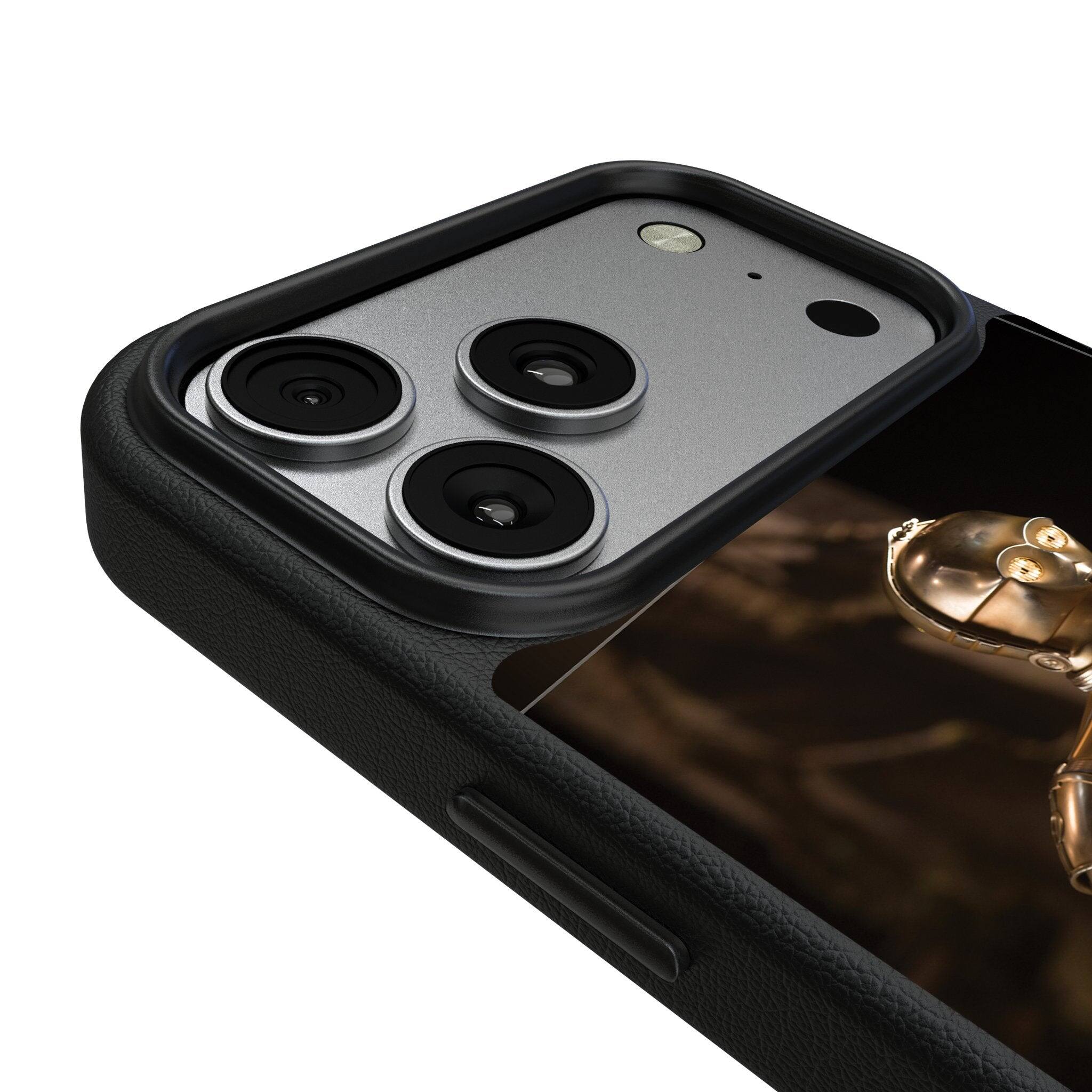 Left. Keyscaper - Star Wars: A New Hope Portrait MagSafe Compatible Phone Case - Apple iPhone 17 Pro Max - C-3PO.
