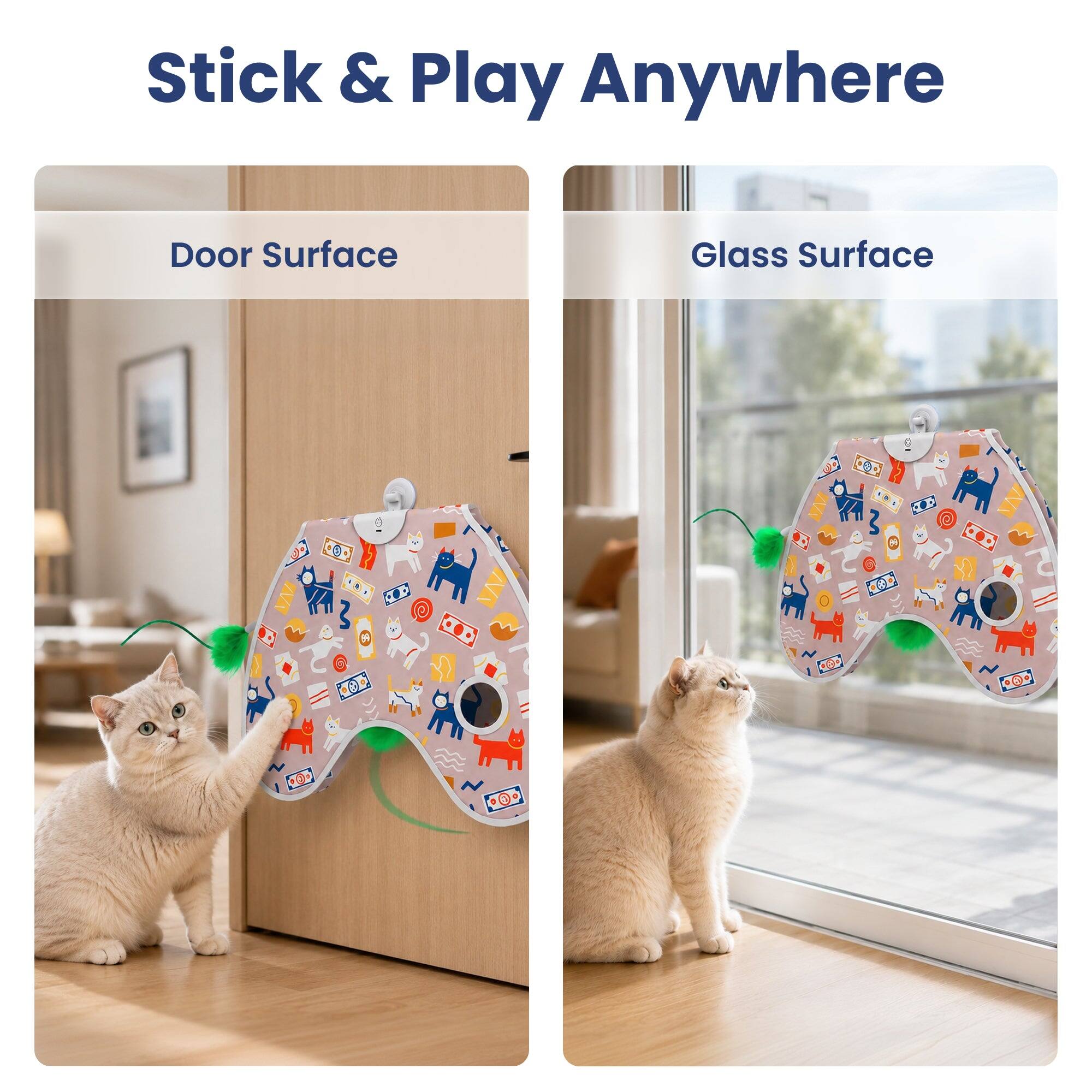 Stick & Play Anywhere

Door Surface

Glass Surface